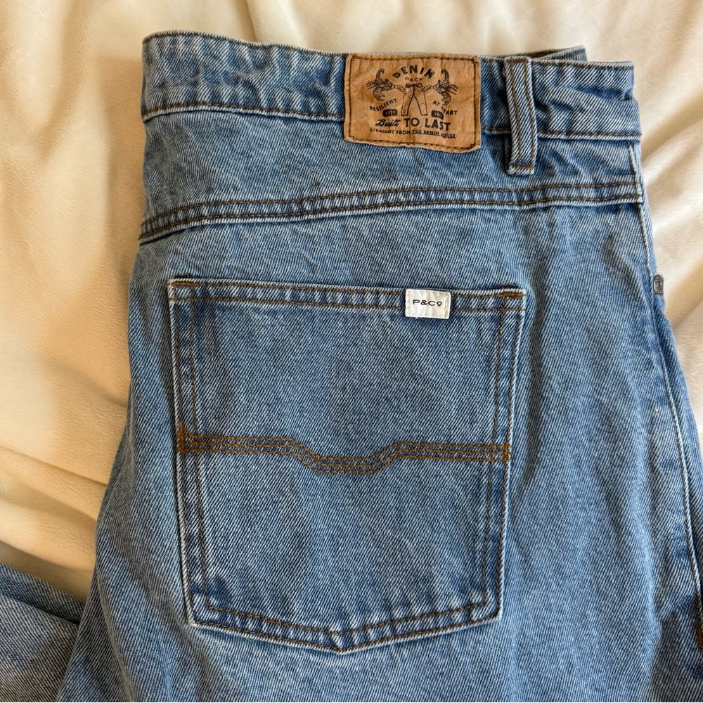 Relaxed Light Blue Denim Jeans - Classic Casual Fit